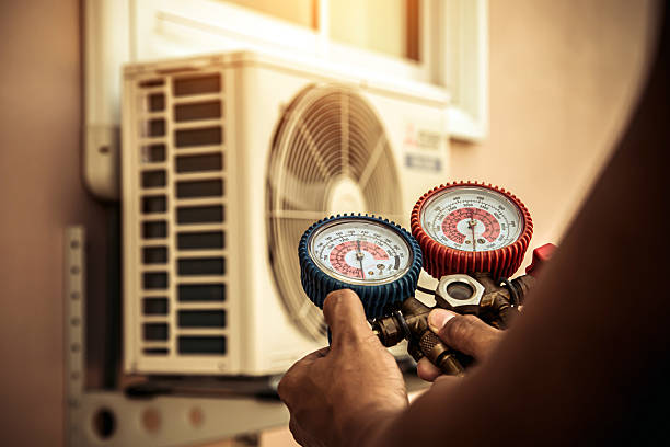 Professional Hvac technician working in West Park, NY